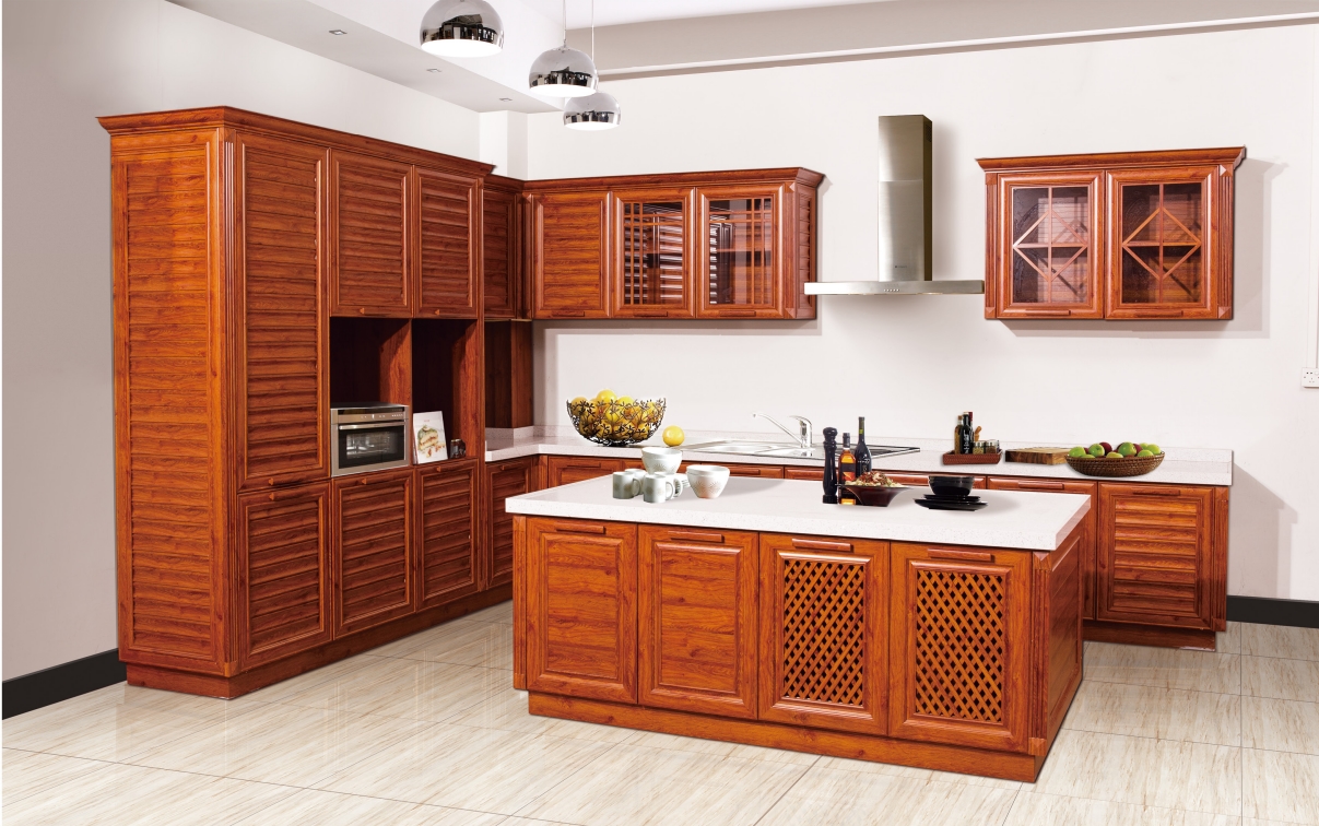 全鋁櫥柜-10（風(fēng)格：中式；顏色：金橡）