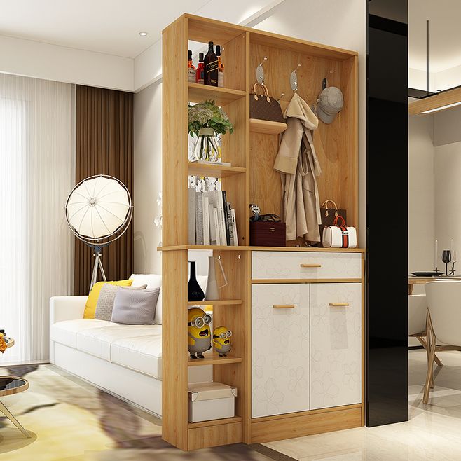 全鋁鞋柜-02（風(fēng)格：現(xiàn)代；顏色：暖白楓木）