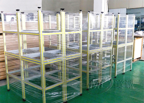 組裝鋁型材架子的型材，影響其承重